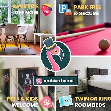 Big 7xguest House 3xvan Locked Carport Garden Leeds&bradford Vakantiehuis Leeds (West Yorkshire)