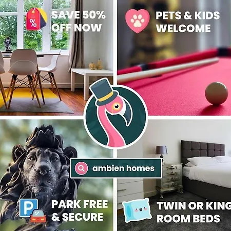 Vakantiehuis Big 7xguest House 3xvan Locked Carport Garden Leeds&bradford